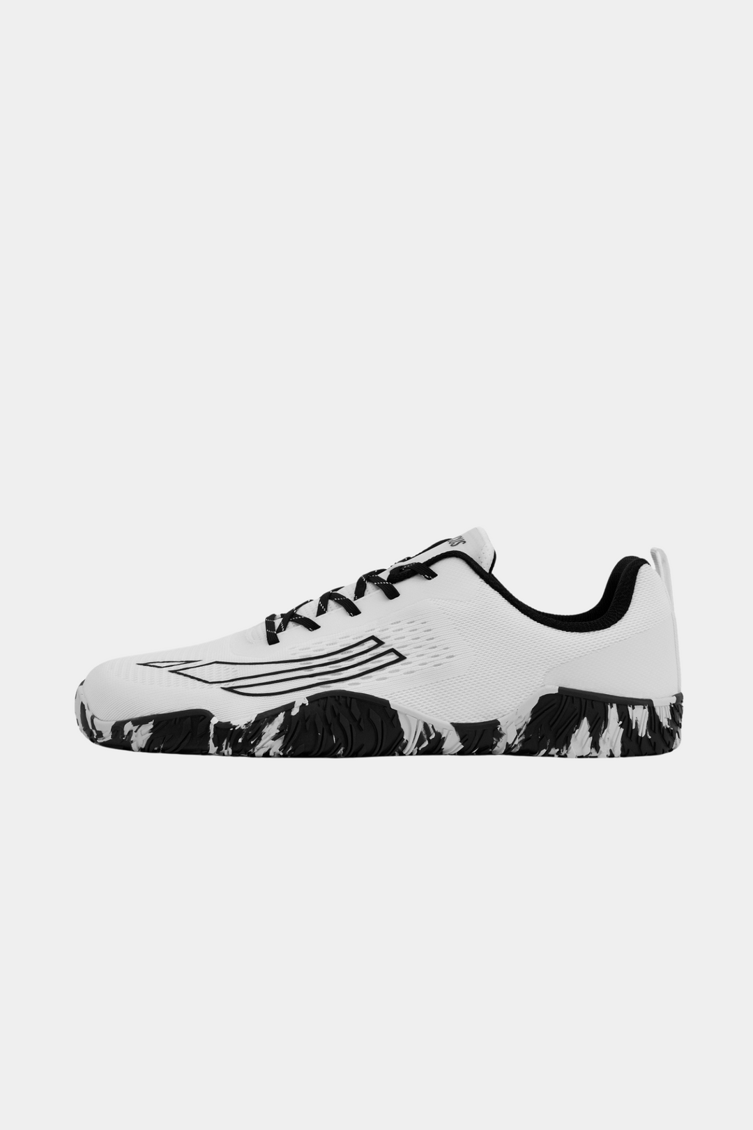 Black and White pattern Avancus Powerlifting Shoe