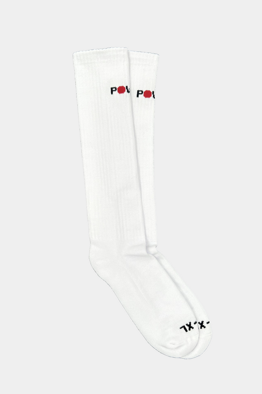 Deadlift Socks - Pure White