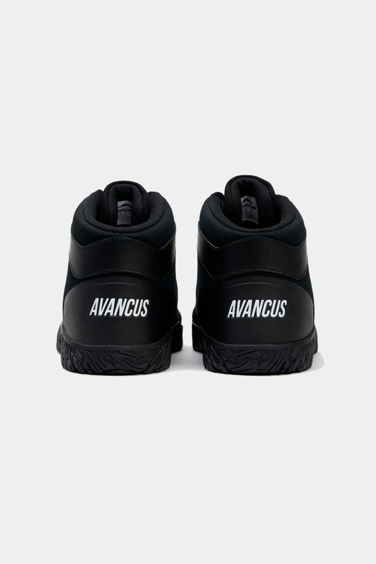 avancus-apex-power-high-top-black-top-squat-bench-deadlift-powerlifting-shoe-logo
