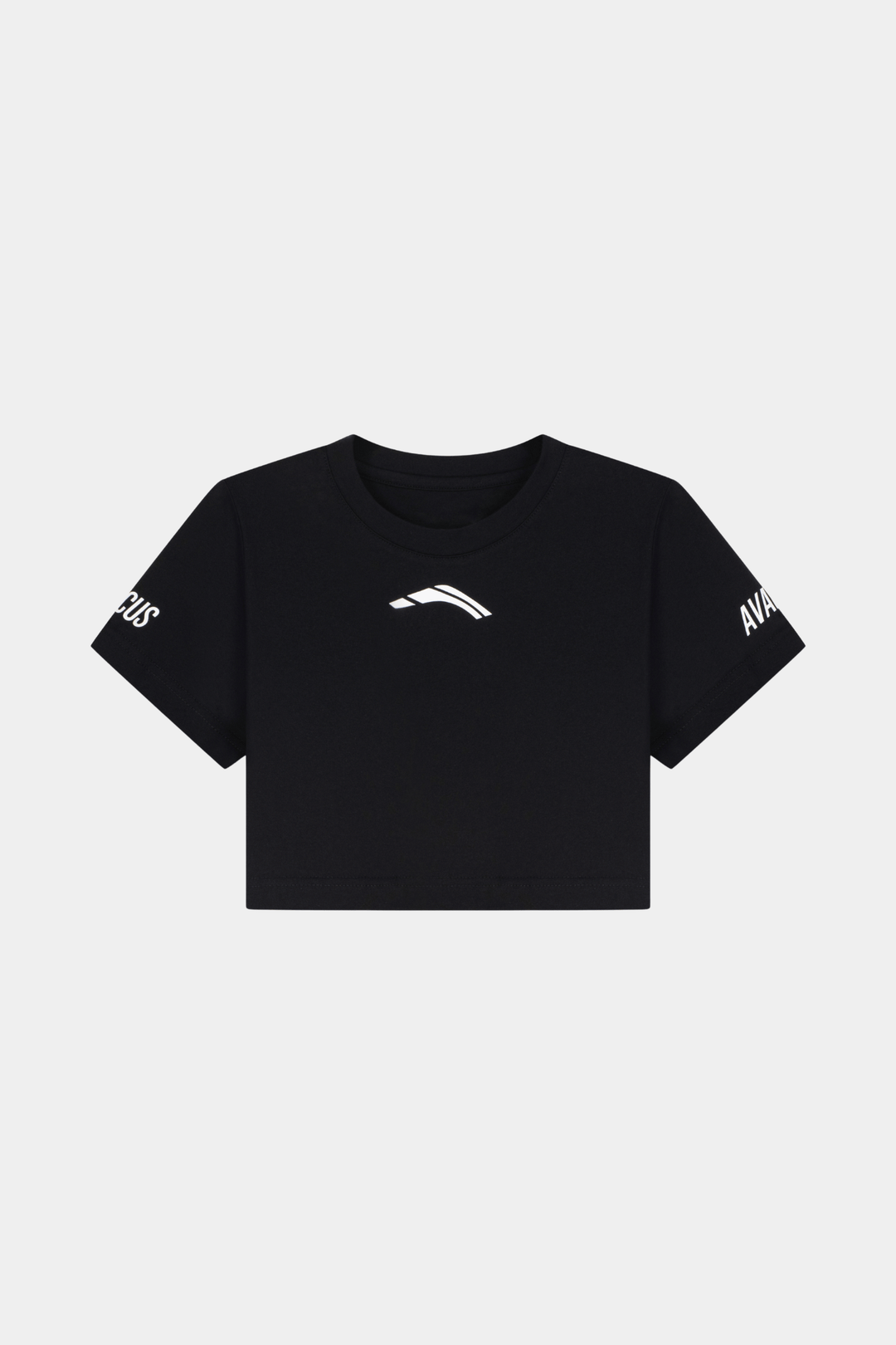 Avancus crop top tshirt black 