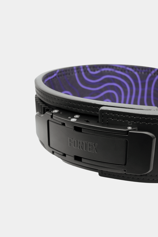 Fortex Adjustable Lever Belt 13 mm - Cosmic Purple - Limited Edition - IPF APPROVED